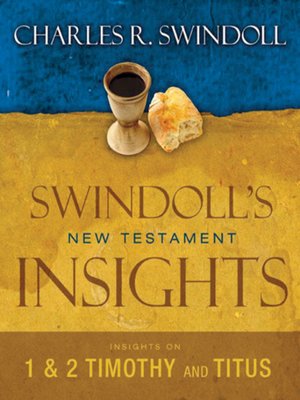 cover image of Insights on 1 & 2 Timothy, Titus